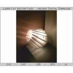Laser Cut Lamp File for Decorative Table Lamp