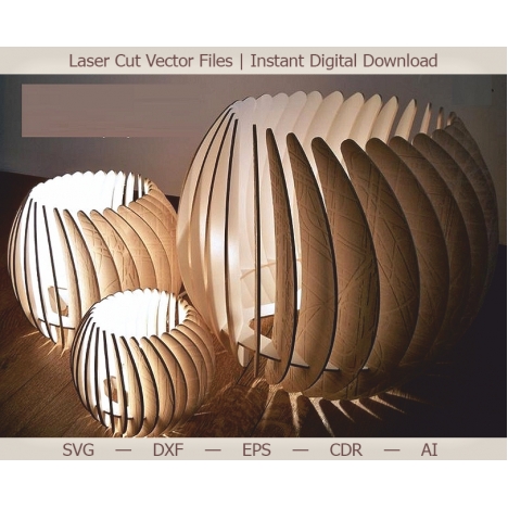 Laser Cut Table Lamp File