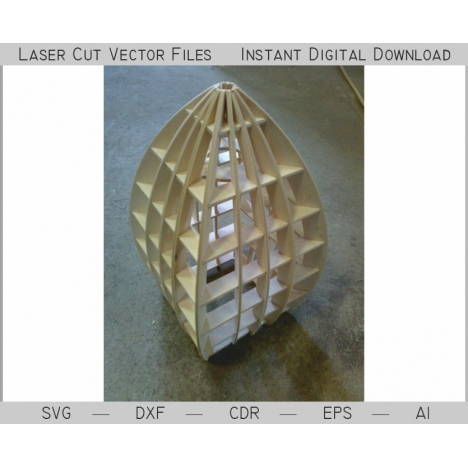 Laser Cut Geometric Lamp File