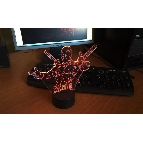Deadpool Night Light Laser Cut File