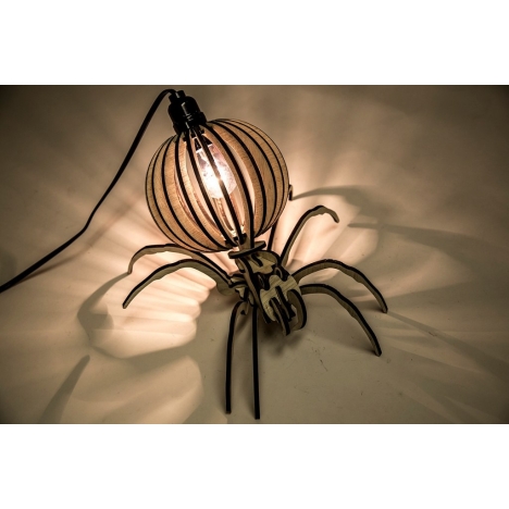 Spider Lamp Laser Cut File