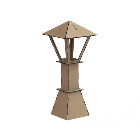 Geometric Table Lamp Laser Cut File