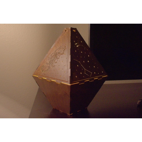 Constellation Lamp Laser Cut File