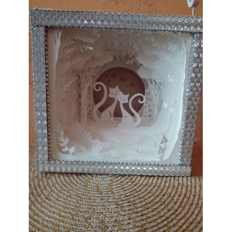 Cat Lamp Laser Cut File