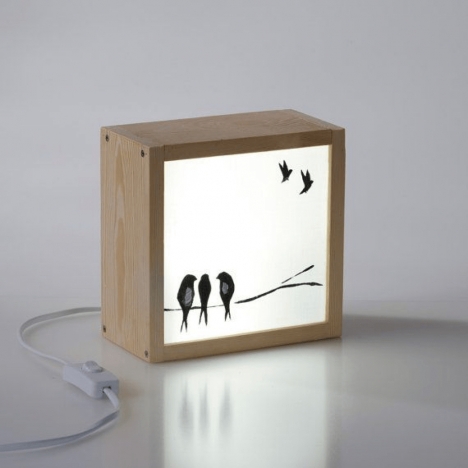 Bird Night Light Laser Cut File