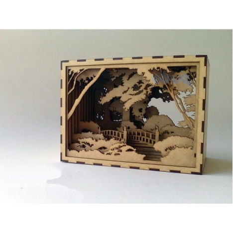 Garden Night Light Laser Cut File