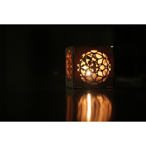 Decorative Candle Lantern Laser Cut File