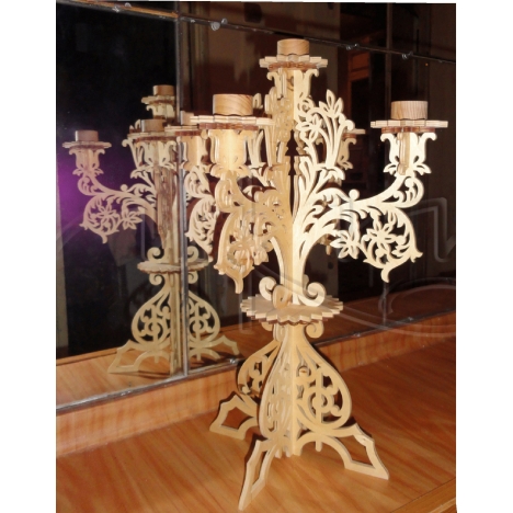Laser Cut Candlestick File