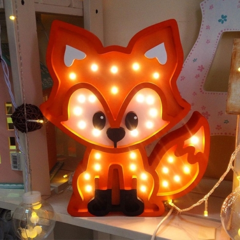 Fox Lamp Laser Cut File