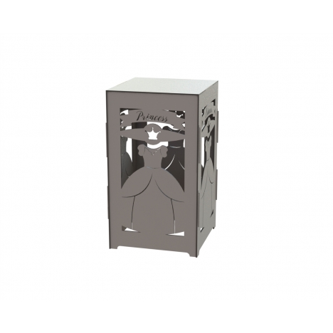 Princess Lamp Laser Cut File