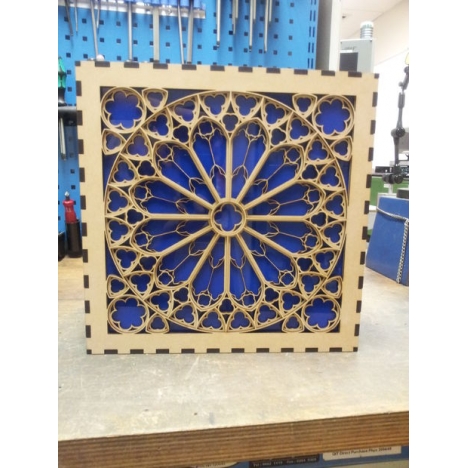 Ornamental Lamp Laser Cut File