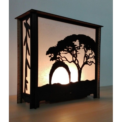 Savannah Lamp Laser Cut File