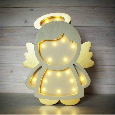 Angel LED Night Light Laser Cut File