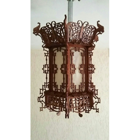 Ornate Hanging Lantern Laser Cut File