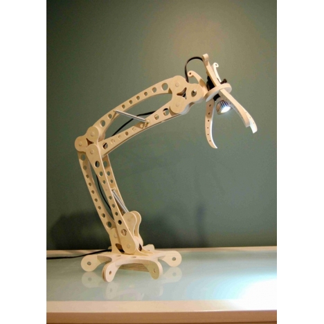 Articulated Wooden Desk Lamp Laser Cut File