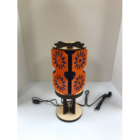 Floral Table Lamp Laser Cut File