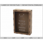 Beer Money Box Laser Cut File