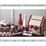 House Piggy Bank Laser Cut File