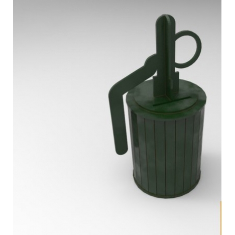 Grenade Piggy Bank Laser Cut File