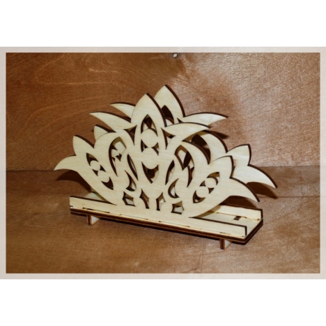 Floral Napkin Holder Laser Cut File
