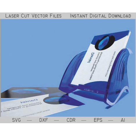 Business Card Holder Laser Cut File