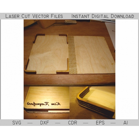 Tablet Book Case Laser Cut File