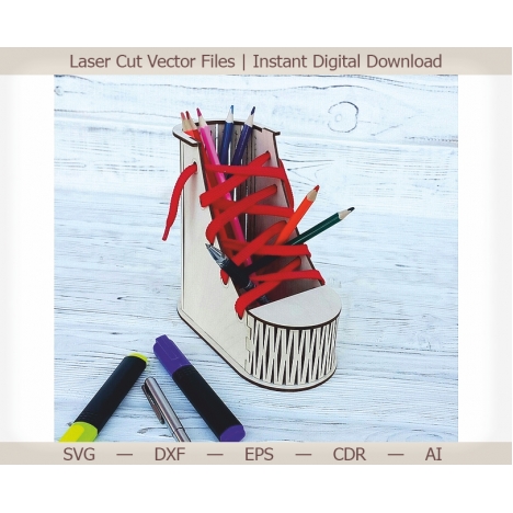 Laser Cut Shoe Organizer File