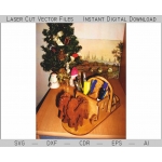 Russian Troika Desk Organizer Laser Cut File
