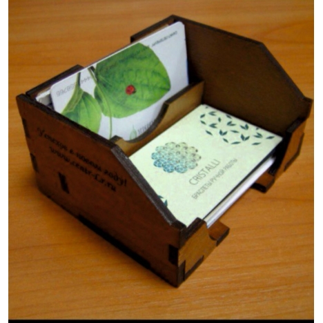 Laser Cut Business Card Holder File