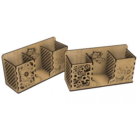 Student Pencil Holder Laser Cut File