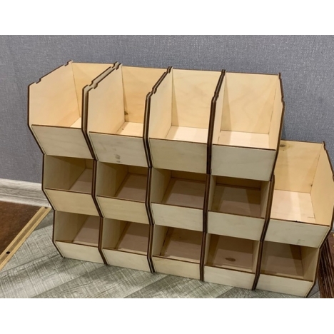 Modular Storage Organizer Laser Cut File