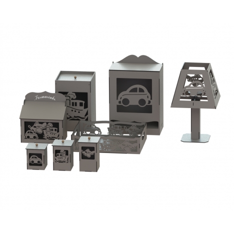 Children’s Transport Set Laser Cut File