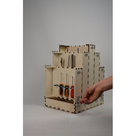 Portable Tool Organizer Laser Cut File