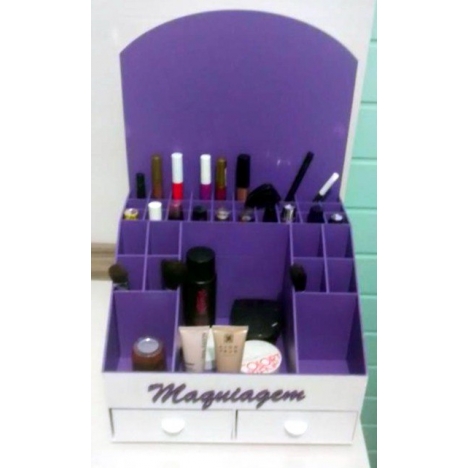 Cosmetics Organizer Laser Cut File