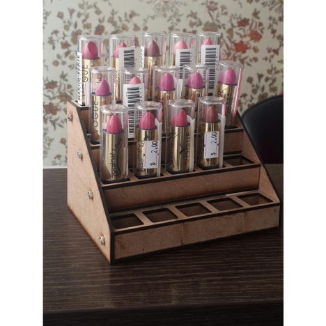 Lipstick Organizer Laser Cut File