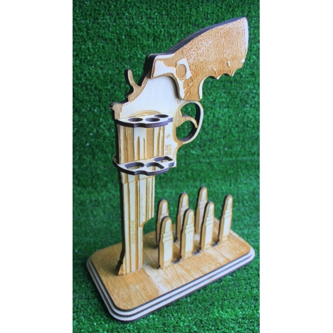 Revolver Desk Organizer Laser Cut File