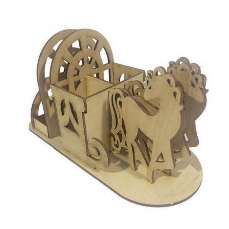 Horse Desk Organizer Laser Cut File