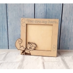 Laser Cut Cartoon Mouse Photo Frame File
