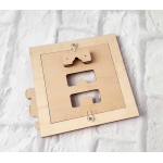 Laser Cut Cartoon Mouse Photo Frame File
