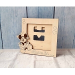 Laser Cut Cartoon Mouse Photo Frame File