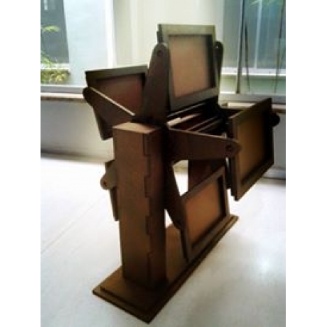 Carousel Photo Frame Laser Cut File