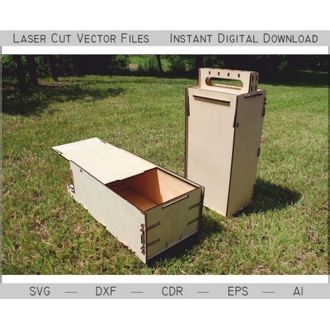 Portable Box Laser Cut File