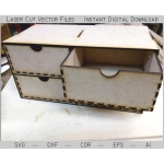 Box with Drawers Laser Cut File
