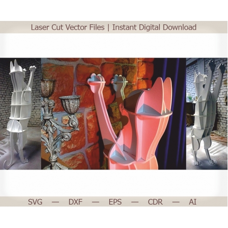 Cat Shelf Laser Cut File