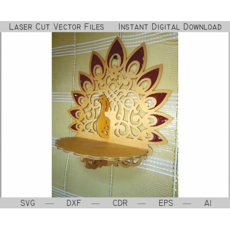 Firebird Wall Shelf Laser Cut File