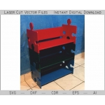 Puzzle Shelf Laser Cut File