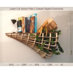Spider Web Shelf Laser Cut File