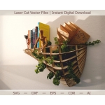 Spider Web Shelf Laser Cut File
