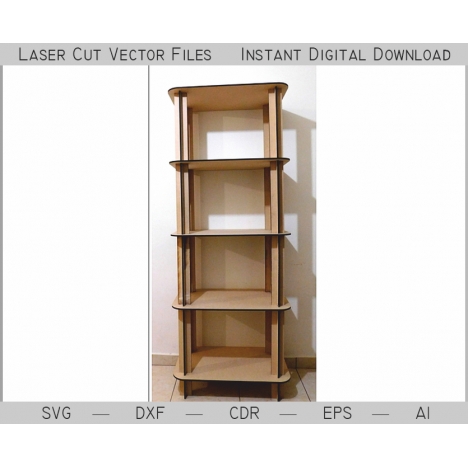 Laser Cut Compound Shelf File