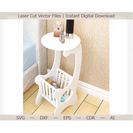 Bedside Table Laser Cut File
